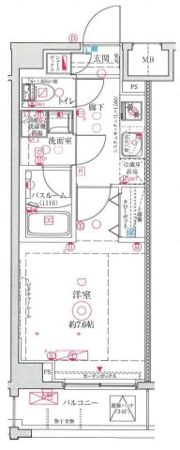 クレヴィスタ武蔵中原Ⅱの間取り画像