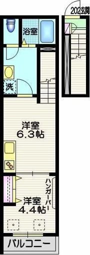 メゾンフルールの間取り画像