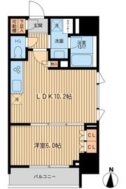 HF上野入谷レジデンスの間取り画像