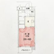 ロータリーマンション香里西之町の間取り画像
