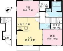 （仮称）土浦市板谷エルメゾンネクストの間取り画像