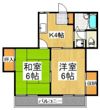 シュガーハイツD棟の間取り画像