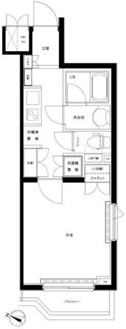 ルーブル祐天寺の間取り画像