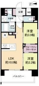 ソルレヴェンテ新梅田の間取り画像