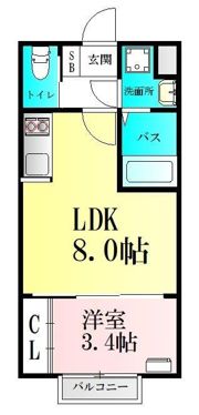 カーサ・ラヴァンドIIの間取り画像