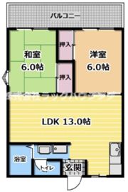 セキスイ緑地ハイツの間取り画像