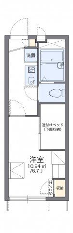 レオパレス茶山の間取り画像