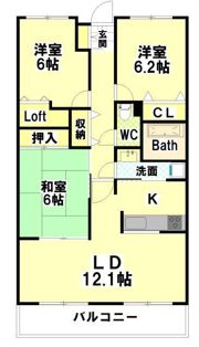 クレアコートロイヤルの間取り画像