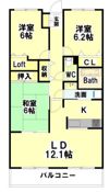 クレアコートロイヤルの間取り画像