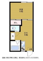 メゾン山川．ツーの間取り画像