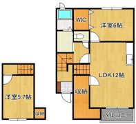 エスポワール高野 A棟の間取り画像