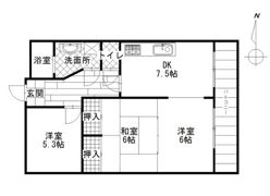 シャトー住吉の間取り画像