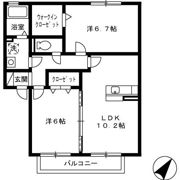 パークハイム A棟の間取り画像