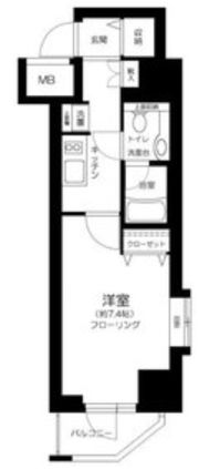 サンスタレ浅草の間取り画像