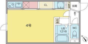 GLAMB3 道明町Ⅱの間取り画像