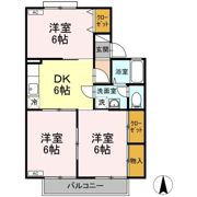 サンタウン鬼無の間取り画像