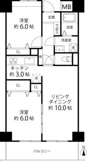 T’s garden東尾久（旧グランコート東尾久）の間取り画像
