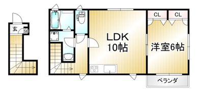 ラフィーネ倉橋の間取り画像
