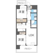 アーバネックス中崎町Ⅱの間取り画像