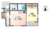 ライジングスター B棟の間取り画像