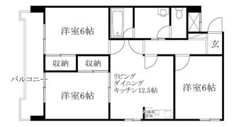 第一にきたつハイツの間取り画像