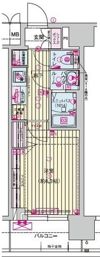 プレサンス天王寺ヴィヴァンの間取り画像