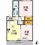 ポラリス A棟の間取り画像