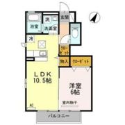 パセオプラシード成田Dの間取り画像