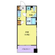 クレジデンス神谷町の間取り画像