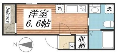 Sha l om大久保の間取り画像