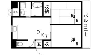 ピオーネ灘の間取り画像