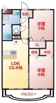 アヴァンティAの間取り画像