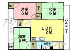 川口マンションⅡの間取り画像