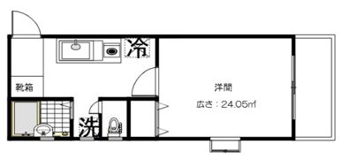 シャトレー中村の間取り画像
