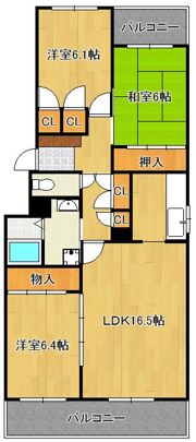 ビオス殿町の間取り画像
