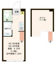 ハーモニーテラス駒込の間取り画像