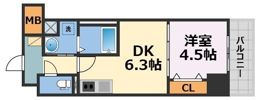 クローバー・レジデンス城東放出の間取り画像