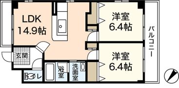 コーポMの間取り画像