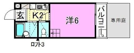 フレグランス北条の間取り画像
