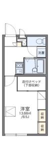 レオパレスラークの間取り画像