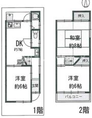 木屋町貸家の間取り画像