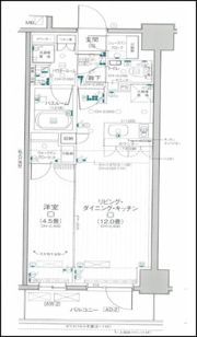 デュオステージ関内Ⅱの間取り画像