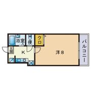 ルピナス西新の間取り画像