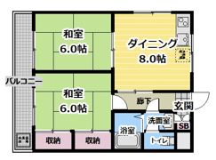 シャルム一条池の間取り画像