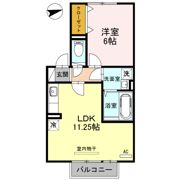 リビングタウン舟橋弐番館の間取り画像