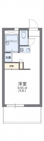 レオパレス栗林の間取り画像