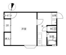 ヌーベル御所Aの間取り画像