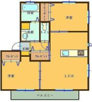 睦月-Muzuki-/Bの間取り画像