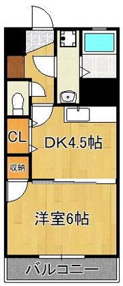 有田ビル(下到津)の間取り画像