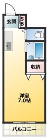 ドミールタカラの間取り画像